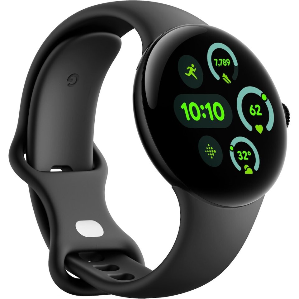 Google Pixel Watch 3 LTE -älykello, 41 mm, Obsidian / Matte Black