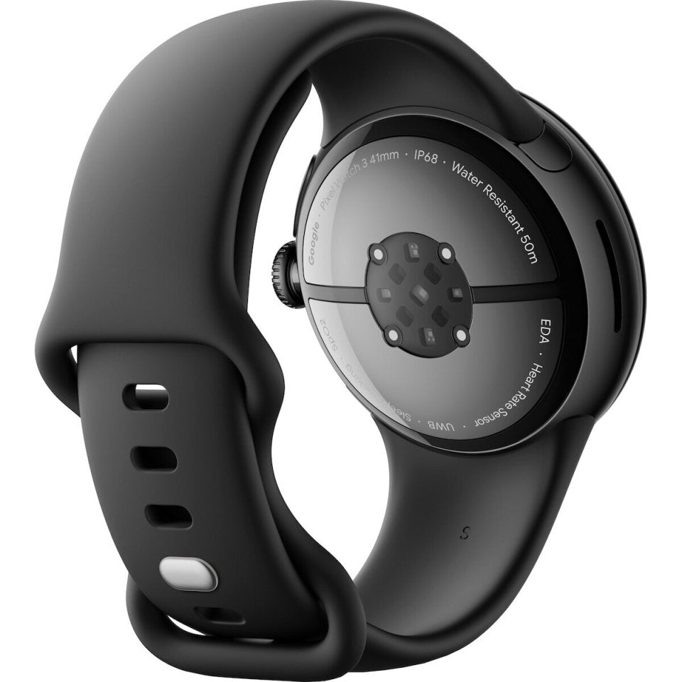 Google Pixel Watch 3 LTE -älykello, 41 mm, Obsidian / Matte Black