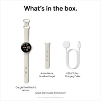 Google Pixel Watch 3 LTE -älykello, 41 mm, Obsidian / Matte Black