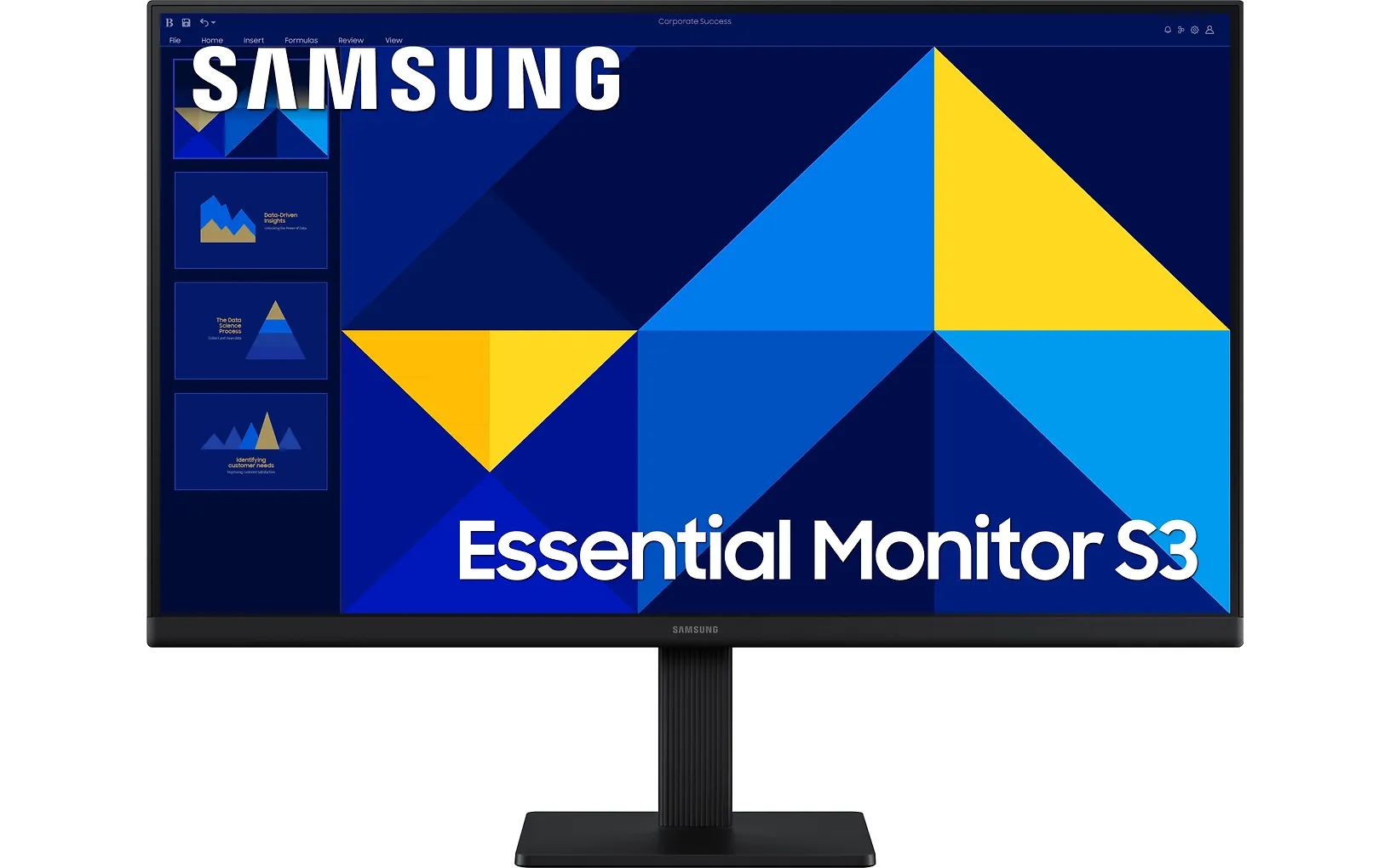Samsung Essential Monitor S3 (S30GD) 24" Full HD -näyttö