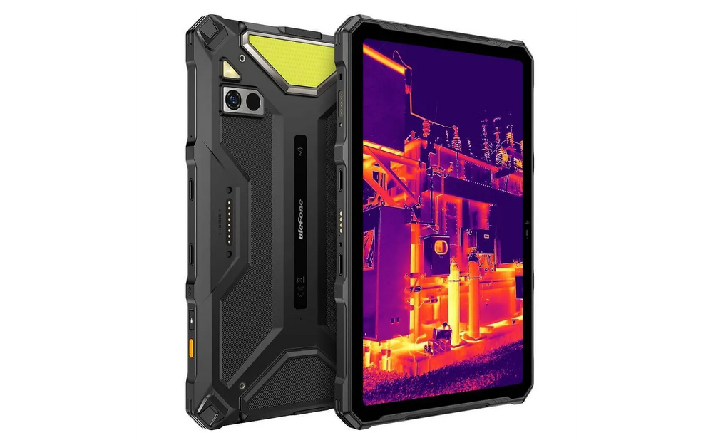 Ulefone Armor Pad 4 Ultra 5G tabletti lämpökameralla, 256 Gt, musta