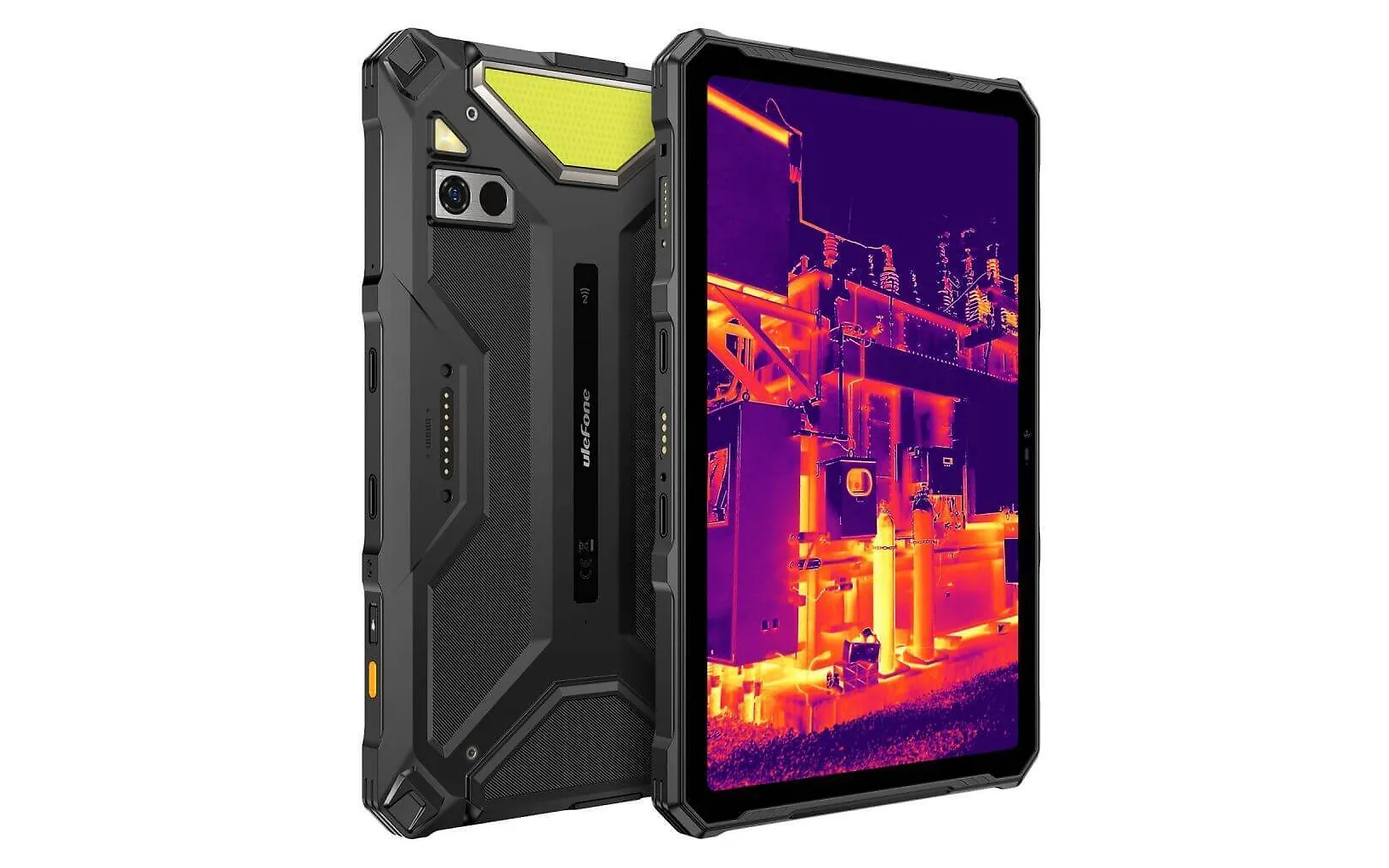 Ulefone Armor Pad 4 Ultra 5G tabletti lämpökameralla, 256 Gt, musta