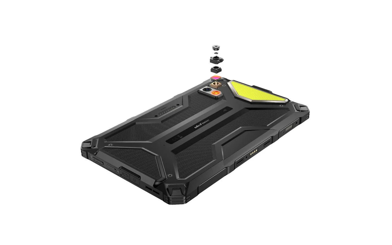 Ulefone Armor Pad 4 Ultra 5G tabletti lämpökameralla, 256 Gt, musta