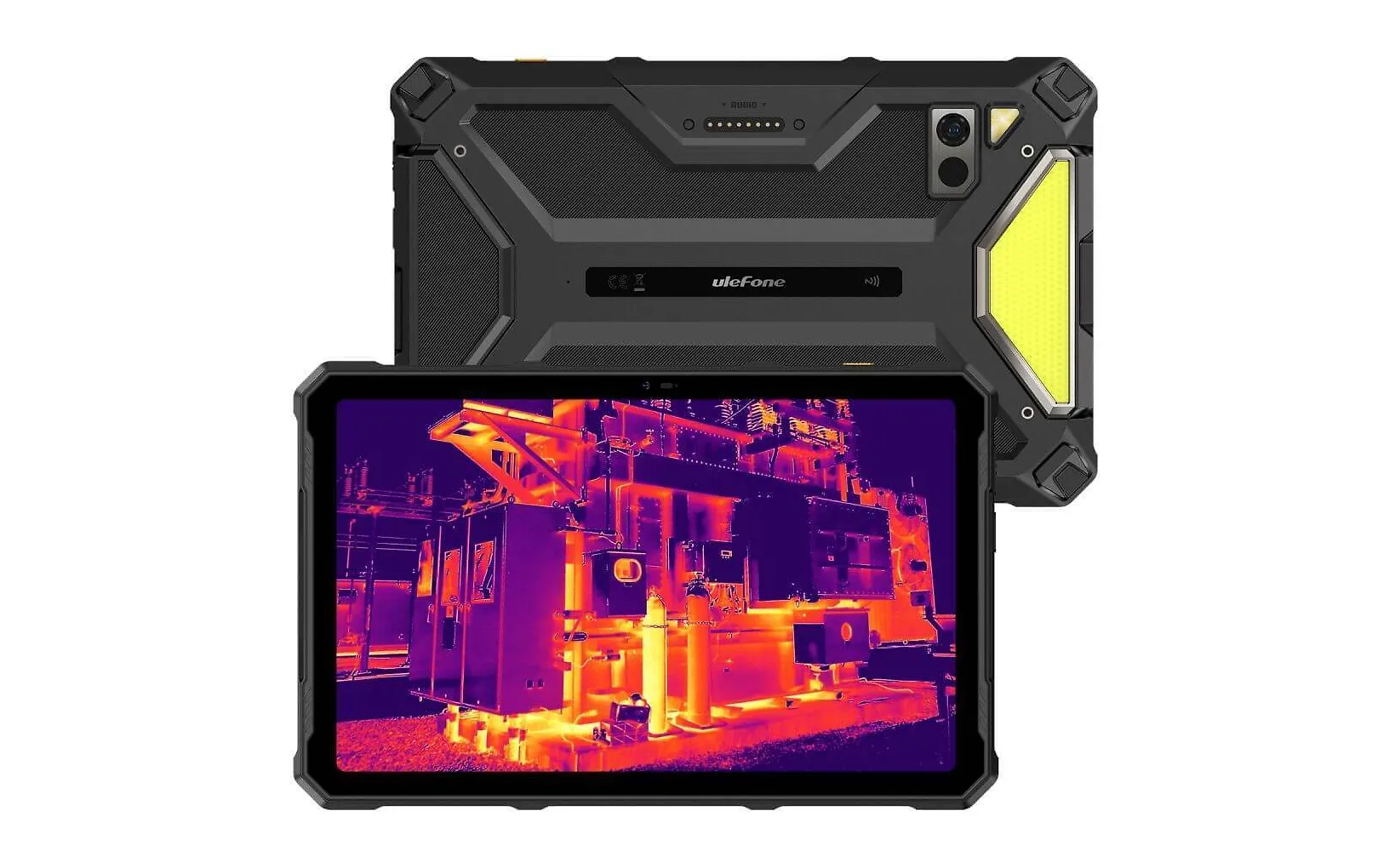 Ulefone Armor Pad 4 Ultra 5G tabletti lämpökameralla, 256 Gt, musta