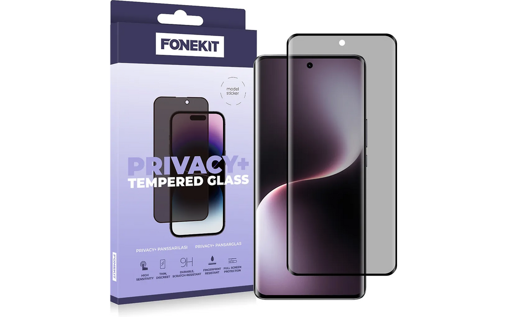 Fonekit Privacy+ Full Cover -panssarilasi, Honor Magic7 Lite