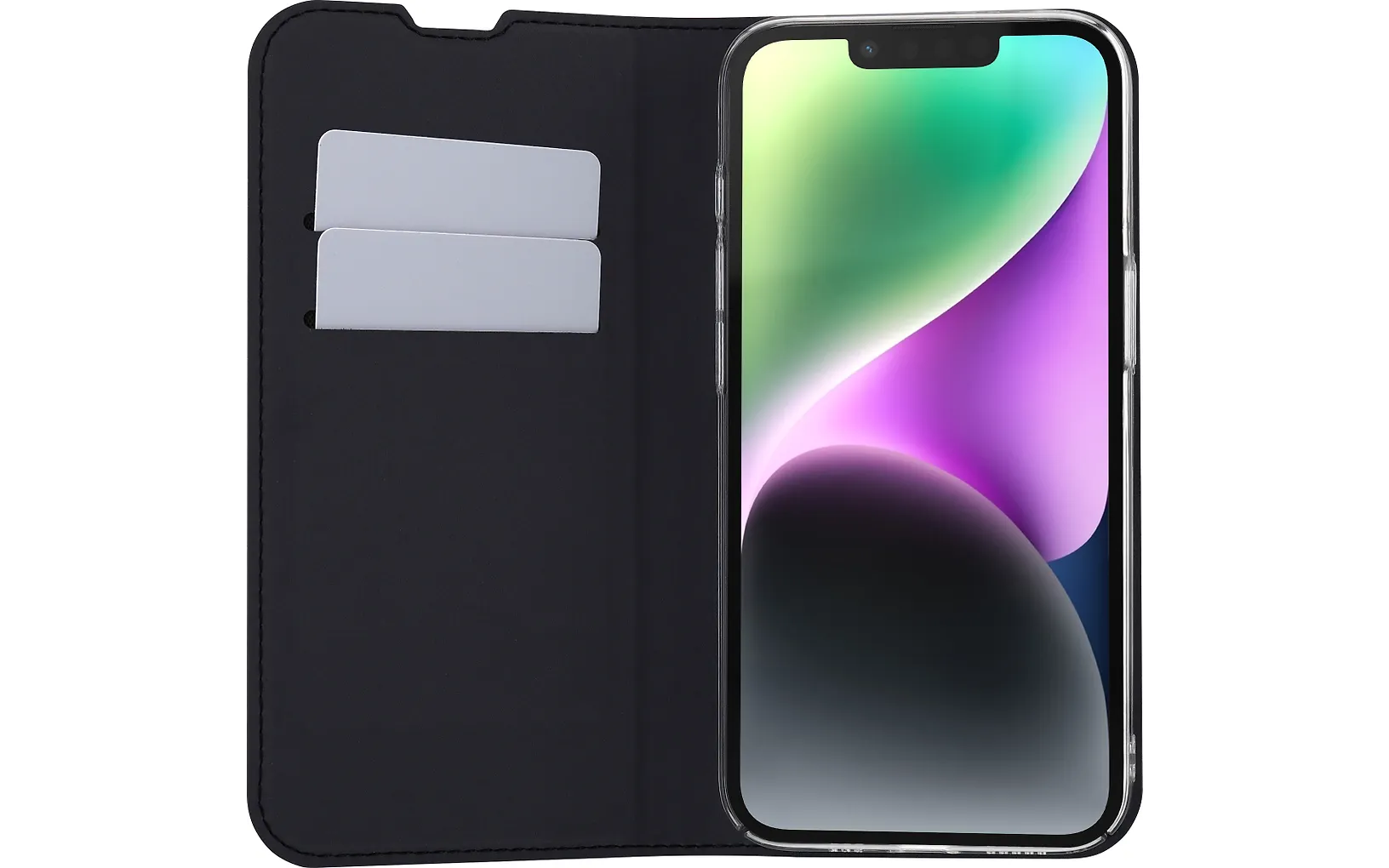 Fonekit Book Case, iPhone 16e, svart