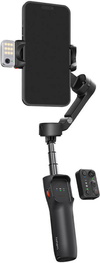 Hohem iSteady V3 AI Kit gimbaali älypuhelimelle, musta – kuva 2