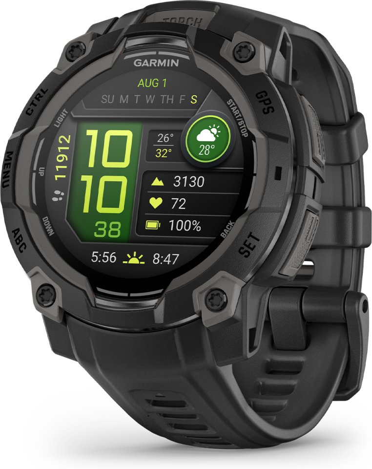 Garmin Instinct 3 GPS-älykello, 45 mm, musta