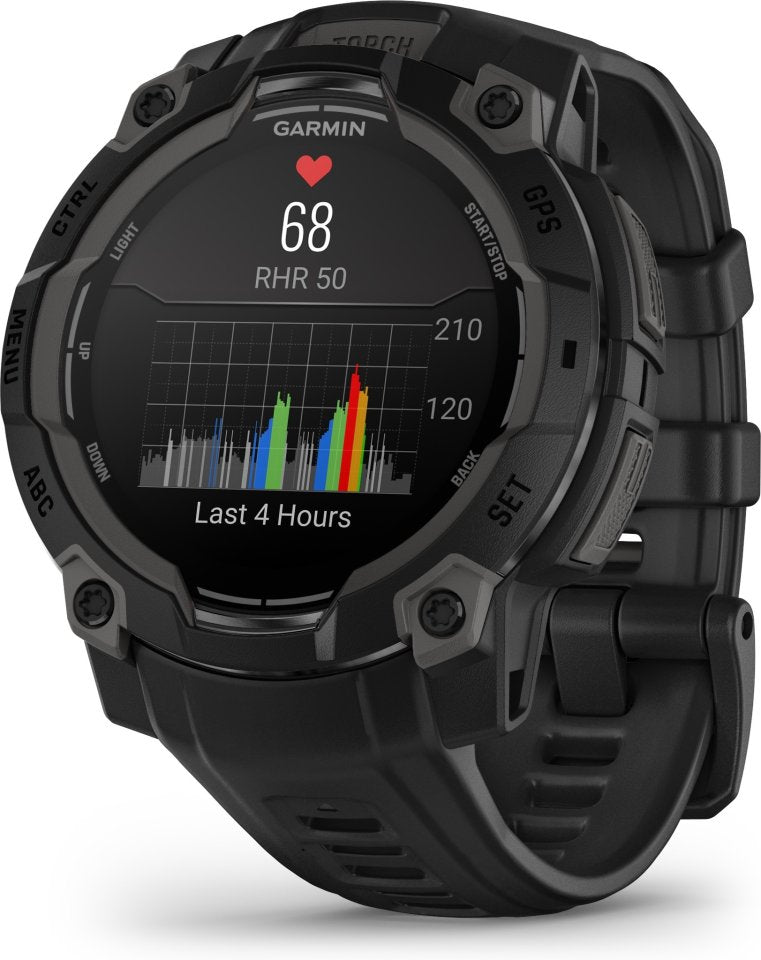 Garmin Instinct 3 GPS-älykello, 45 mm, musta