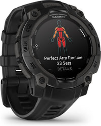 Garmin Instinct 3 GPS-älykello, 45 mm, musta
