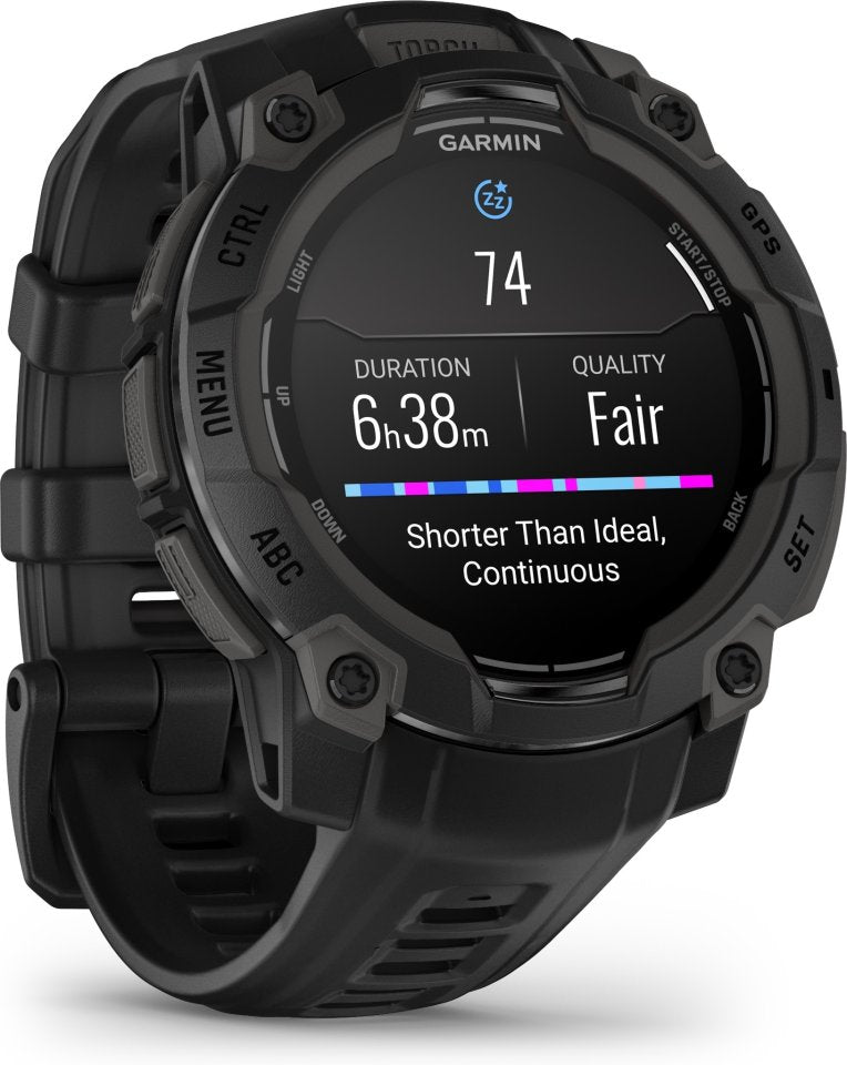 Garmin Instinct 3 GPS-älykello, 45 mm, musta