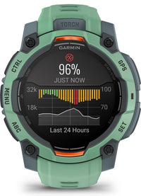 Garmin Instinct 3 GPS-älykello, 45 mm, vedenvihreä
