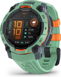 Garmin Instinct 3 GPS-älykello, 45 mm, vedenvihreä