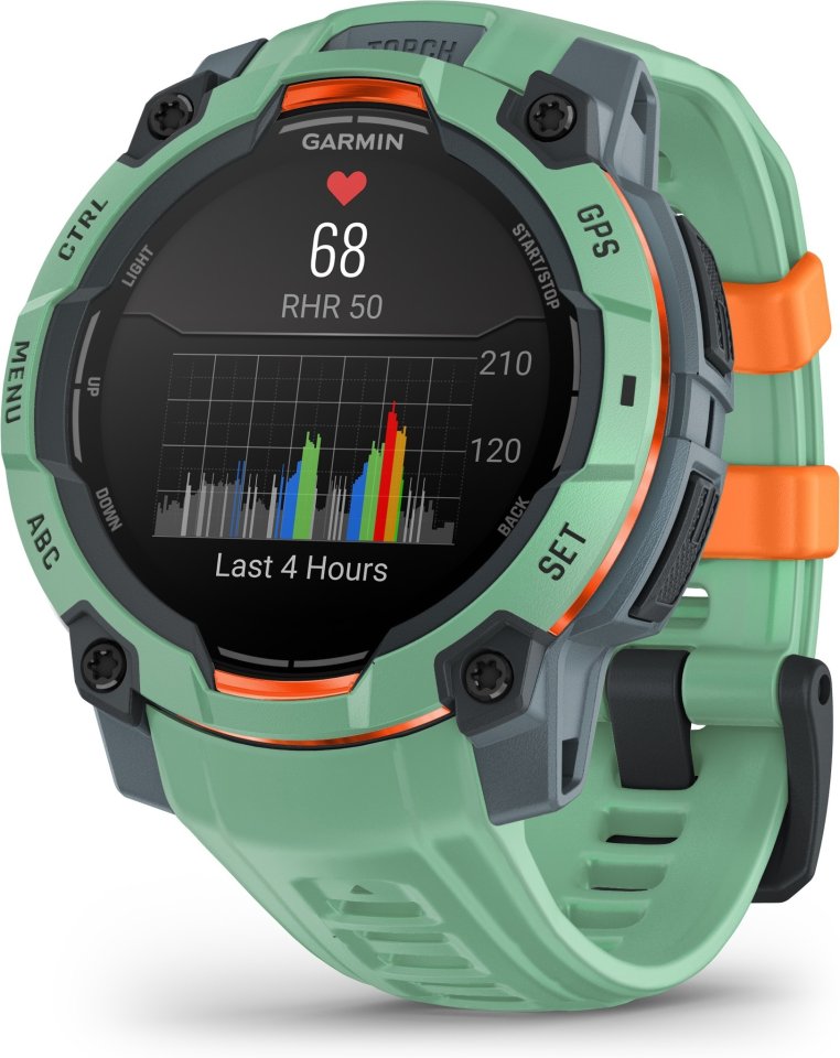 Garmin Instinct 3 GPS-älykello, 45 mm, vedenvihreä