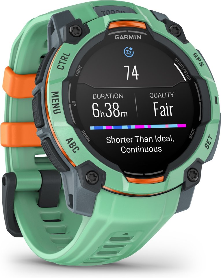 Garmin Instinct 3 GPS-älykello, 45 mm, vedenvihreä