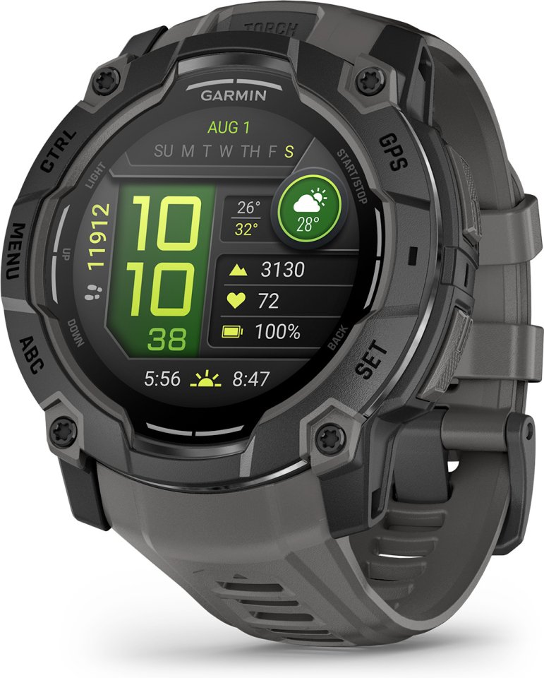 Garmin Instinct 3 GPS-älykello, 50 mm, musta / grafiitinharmaa