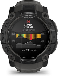 Garmin Instinct 3 GPS-älykello, 50 mm, musta / grafiitinharmaa