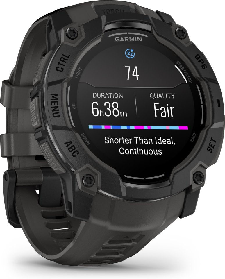 Garmin Instinct 3 GPS-älykello, 50 mm, musta / grafiitinharmaa