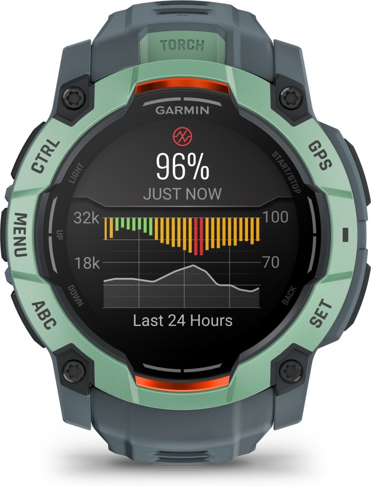 Garmin Instinct 3 GPS-älykello, 50 mm, vedenvihreä