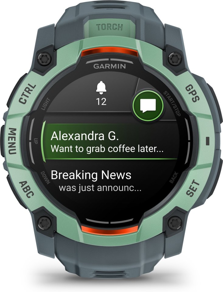 Garmin Instinct 3 GPS-älykello, 50 mm, vedenvihreä