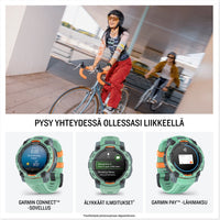 Garmin Instinct 3 GPS-älykello, 50 mm, vedenvihreä