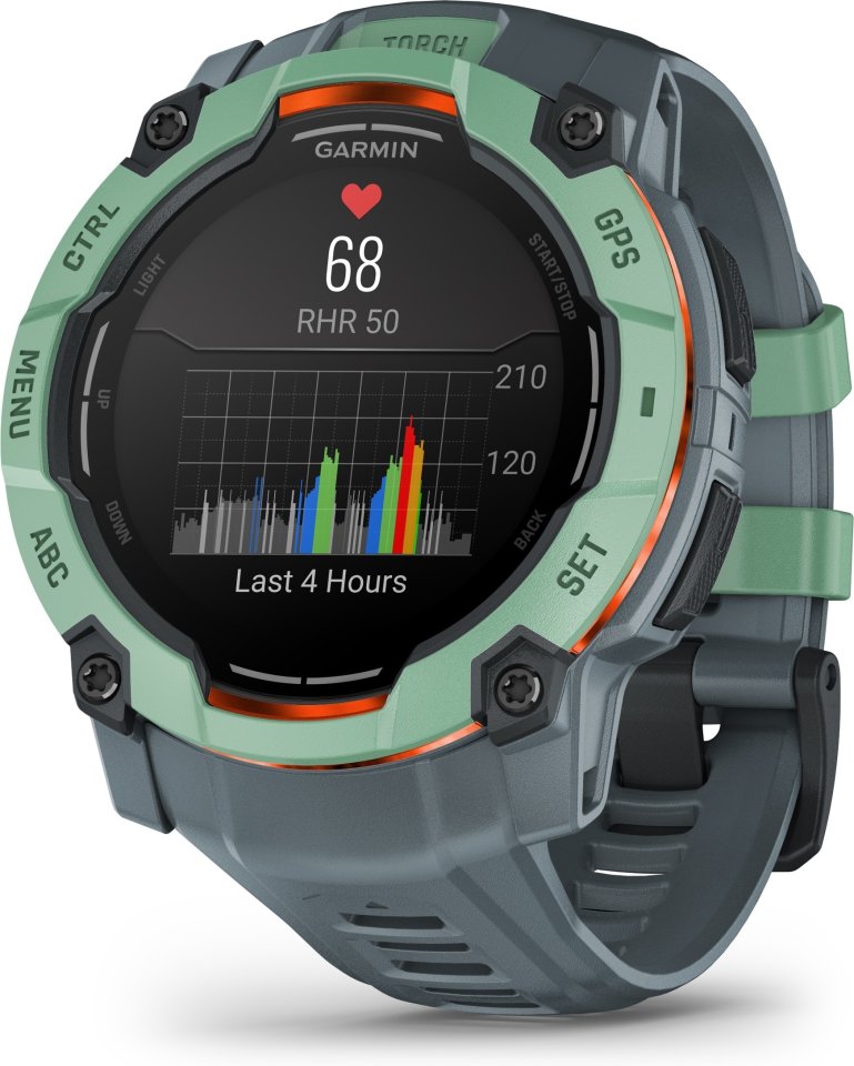 Garmin Instinct 3 GPS-älykello, 50 mm, vedenvihreä