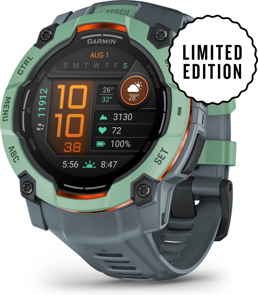 Garmin Instinct 3 GPS-älykello, 50 mm, vedenvihreä