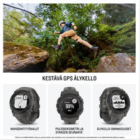 Garmin Instinct E GPS-älykello, 40 mm, musta