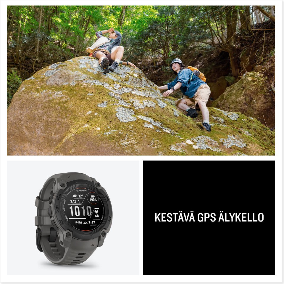 Garmin Instinct E GPS-älykello, 40 mm, musta
