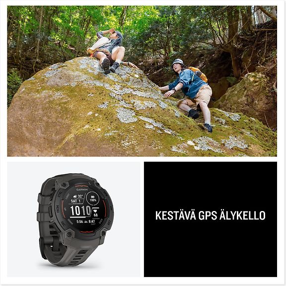 Garmin Instinct E GPS-älykello, 45 mm, musta / grafiitinharmaa