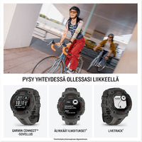Garmin Instinct E GPS-älykello, 45 mm, musta / grafiitinharmaa
