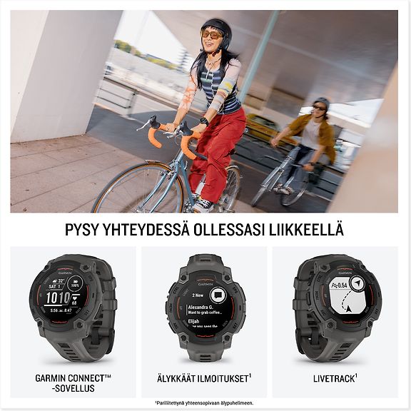 Garmin Instinct E GPS-älykello, 45 mm, musta / grafiitinharmaa