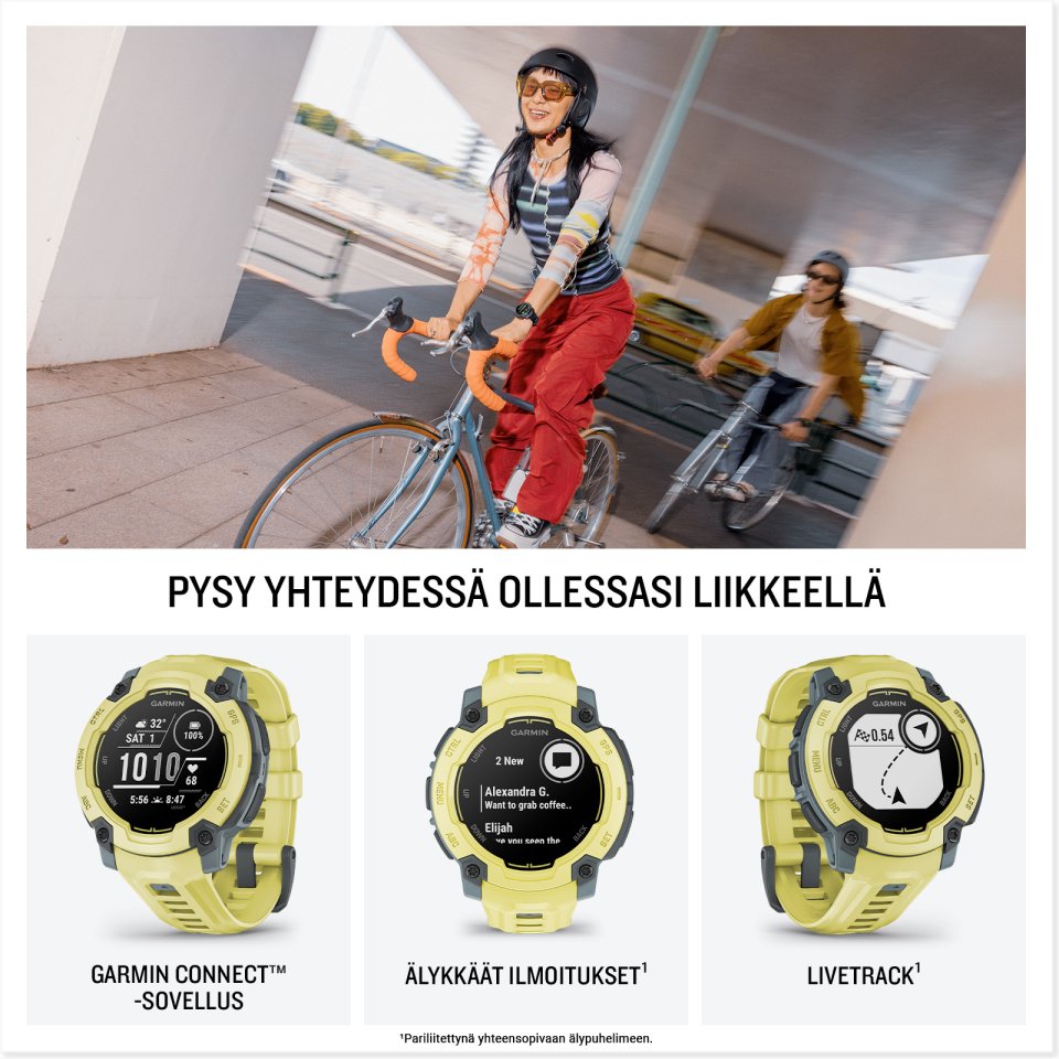 Garmin Instinct E GPS-älykello, 45 mm, limenvihreä