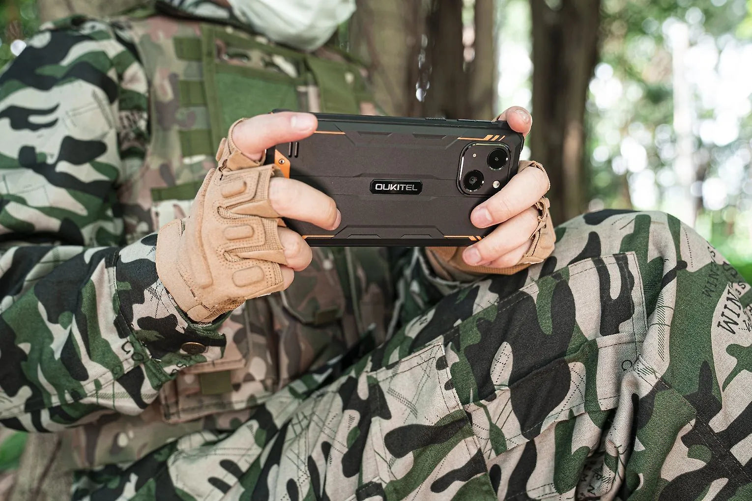 Oukitel WP32 -puhelin, 128/4 Gt, oranssi