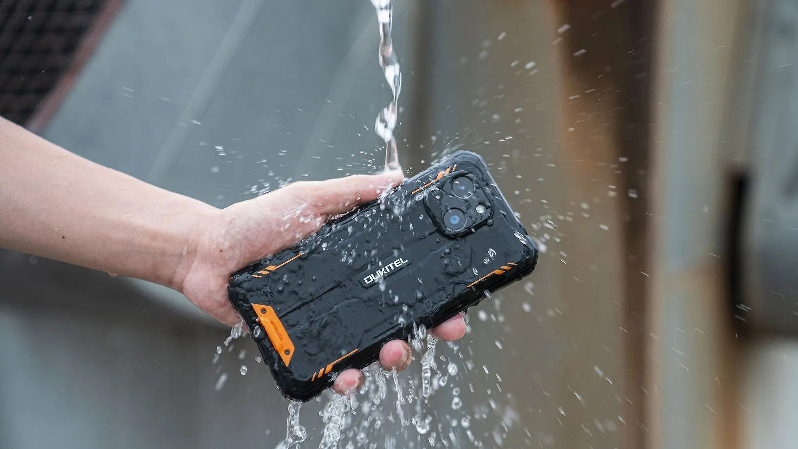 Oukitel WP32 -puhelin, 128/4 Gt, oranssi