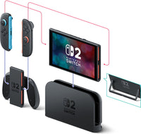 Nintendo Switch 2 pelikonsoli, musta