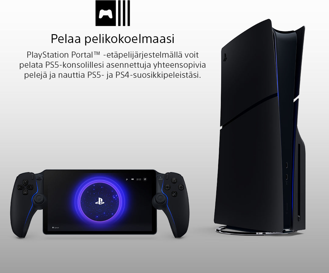 PlayStation Portal Remote Player käsikonsoli, musta