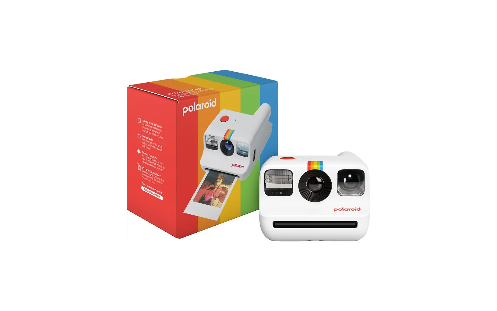 Polaroid Go Gen 2 direktkamera, vit