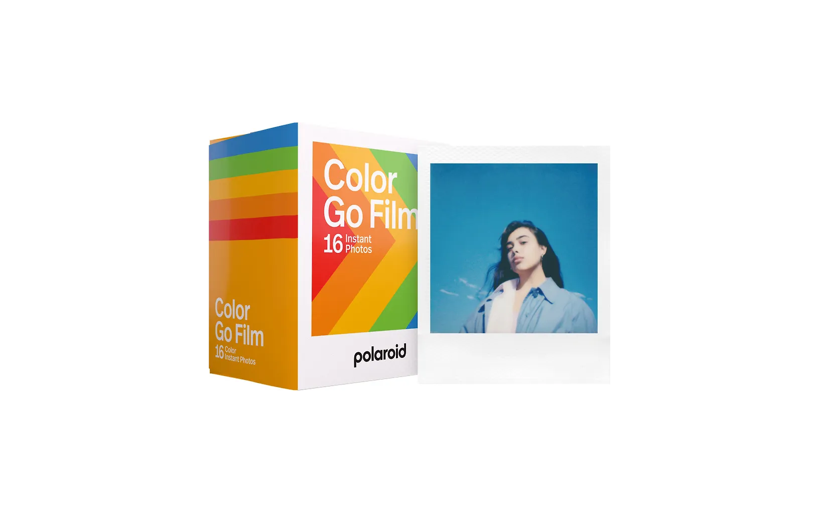 Polaroid Go Film Dubbelpack färgfilm, vit ram, 16 ark