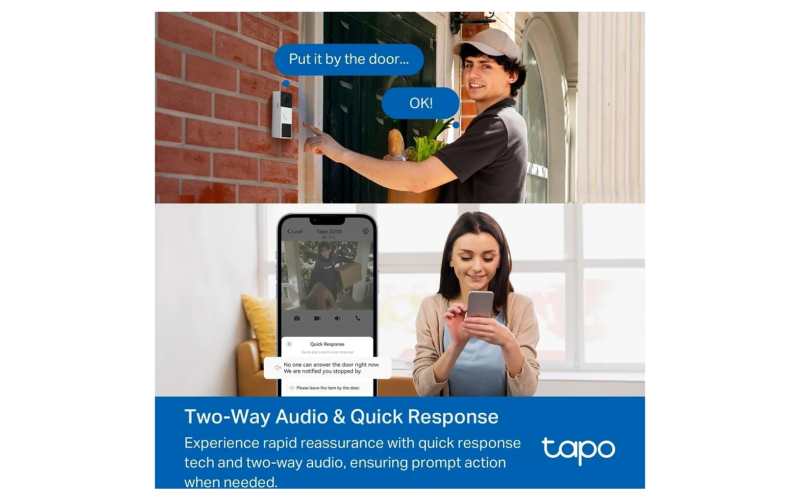 TP-Link Tapo D210 ovikellokamera