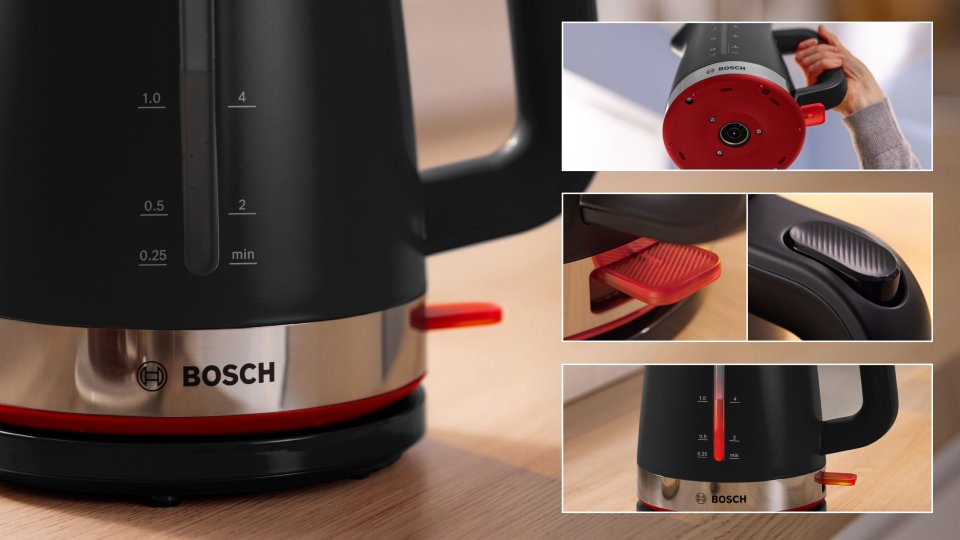 Bosch MyMoment TWK4M223 vedenkeitin, musta