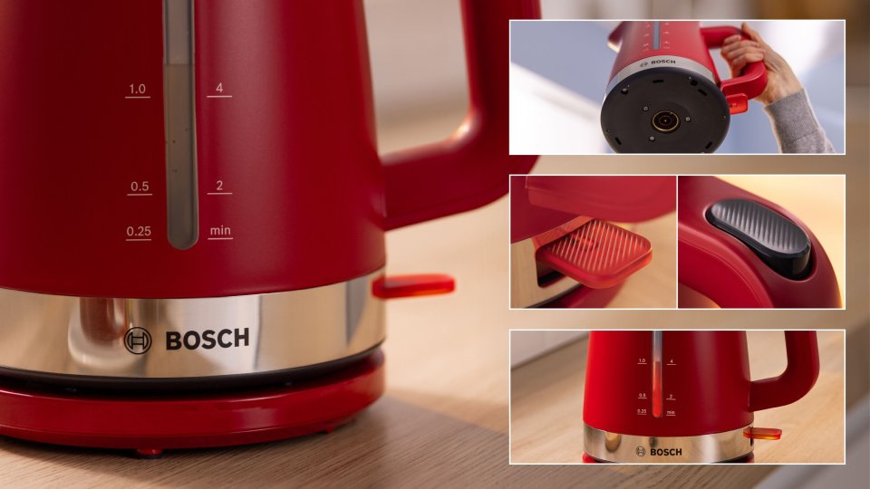 Bosch MyMoment TWK4M224 vedenkeitin, punainen