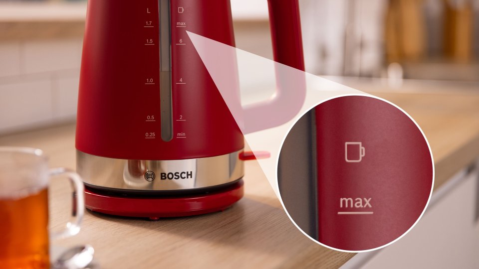 Bosch MyMoment TWK4M224 vedenkeitin, punainen