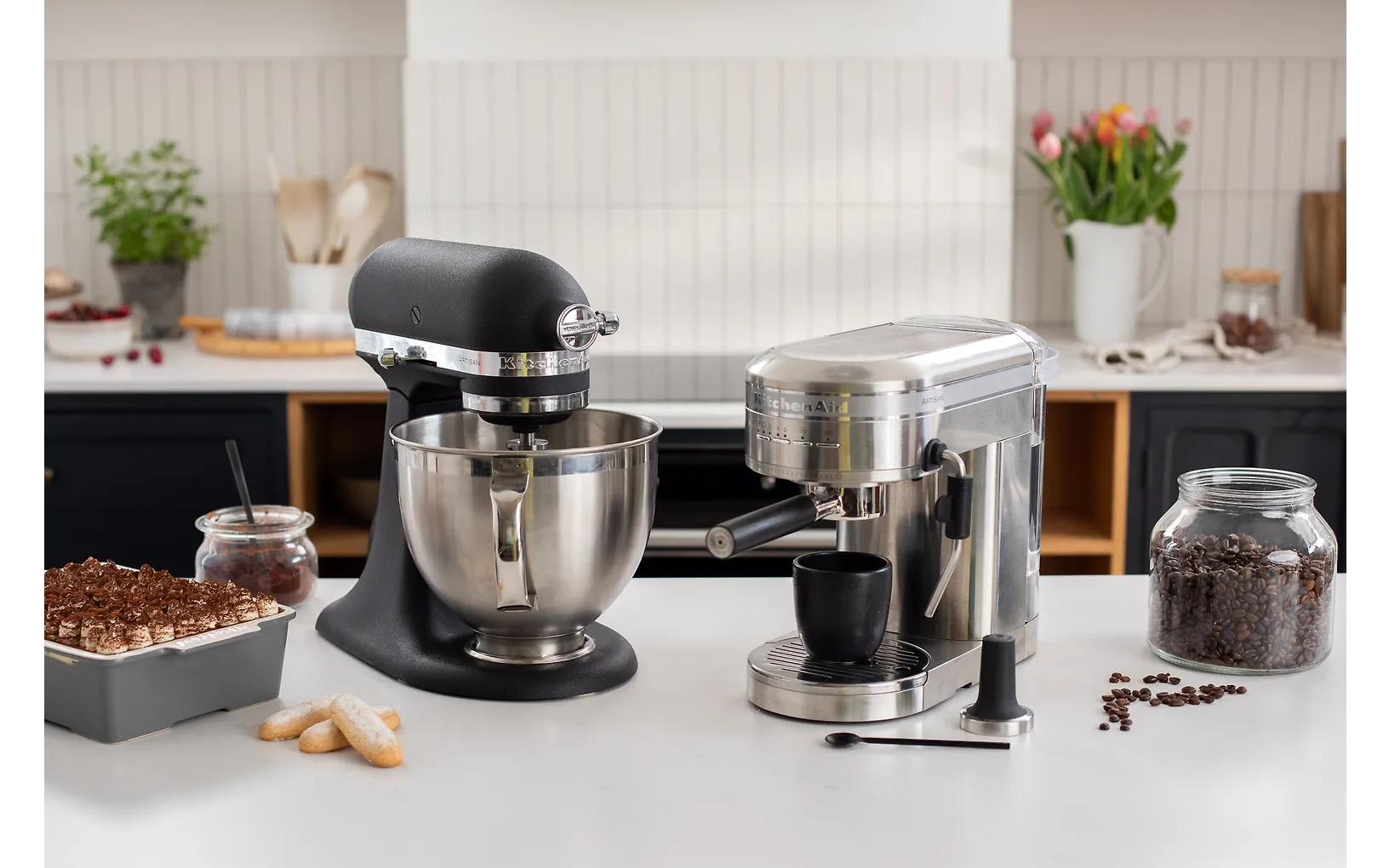 KitchenAid Artisan 5KSM185PSEBK assistent, svart gjutjärn