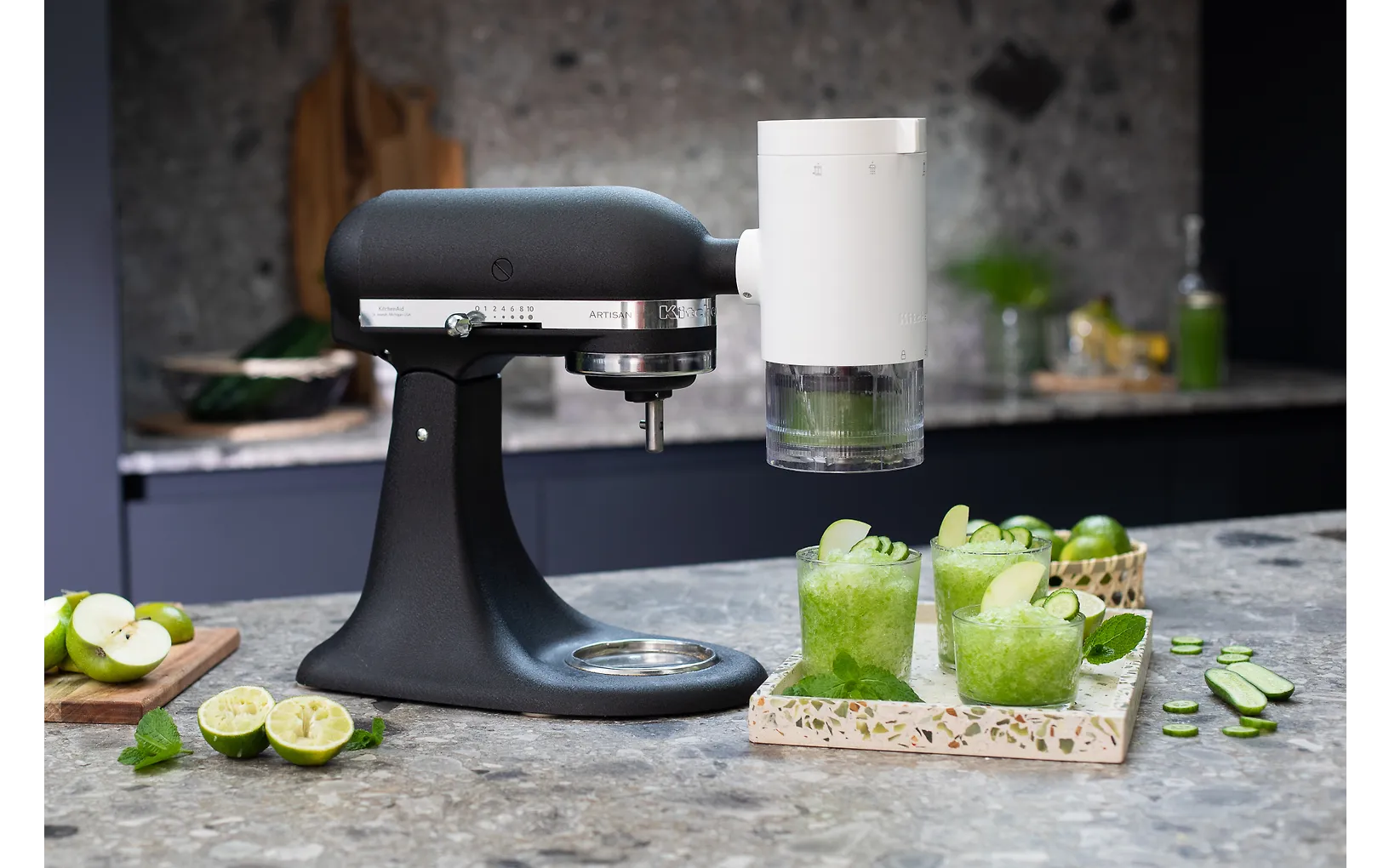KitchenAid Artisan 5KSM185PSEBK assistent, svart gjutjärn