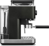 KitchenAid puoliautomaattinen espressokone kahvimyllyllä, 5KES6551, musta – kuva 3