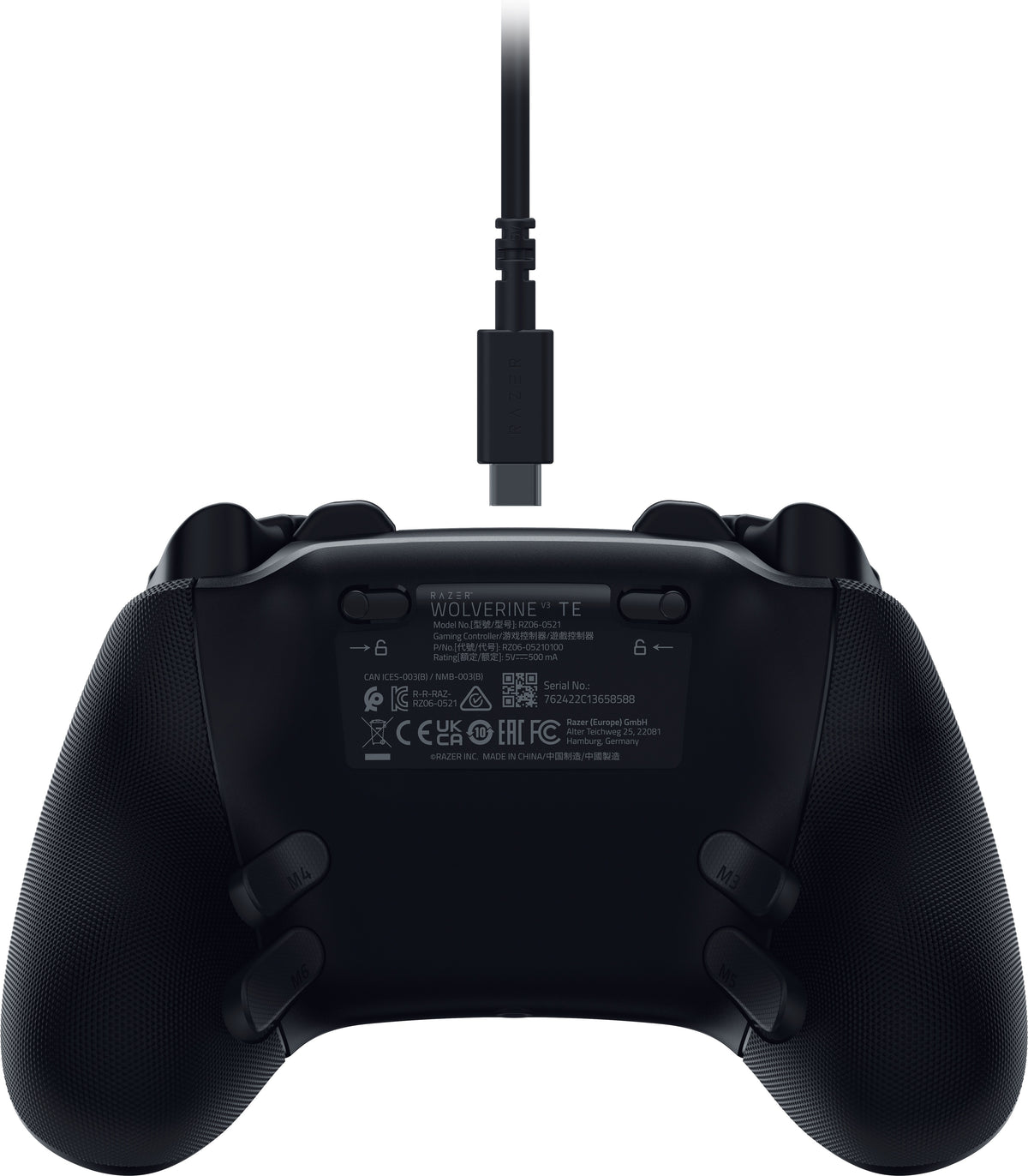 Razer Wolverine V3 Tournament Edition peliohjain, musta, PC/Xbox – kuva 5