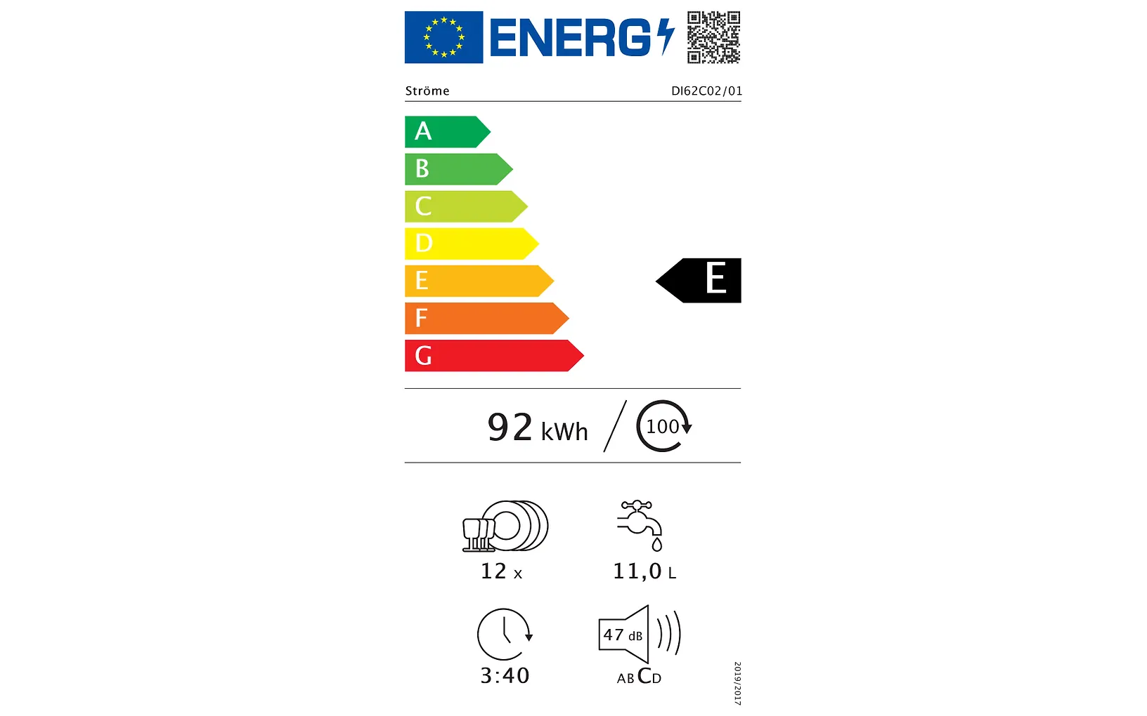 Ströme DI62C02/01 integrerad diskmaskin