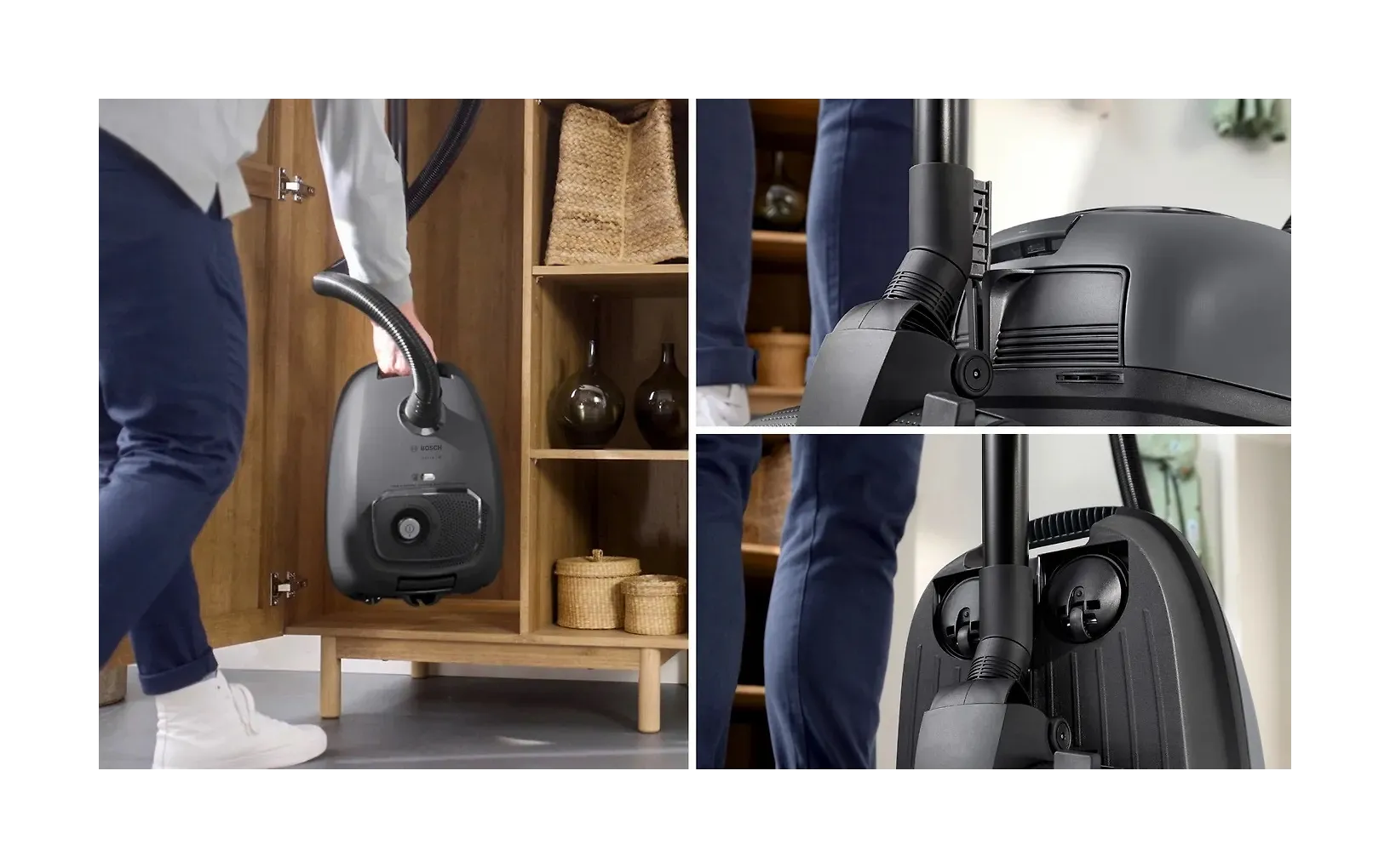 Bosch Serie 4 dammsugare, BGL41GR3H, grå