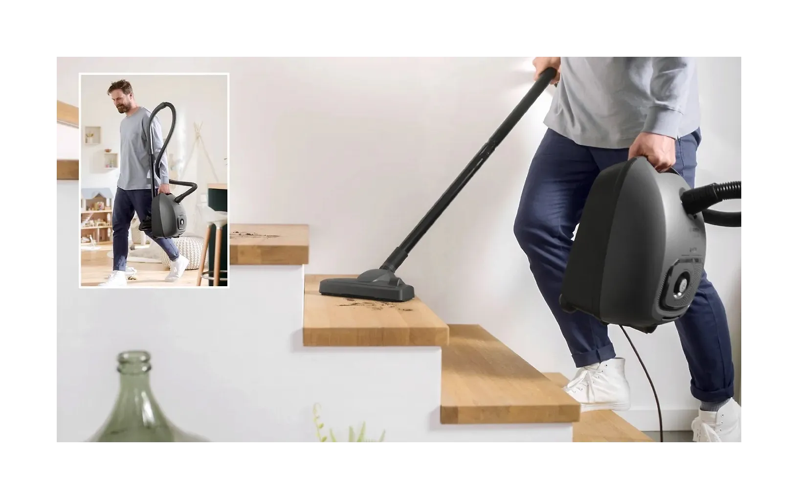 Bosch Serie 4 dammsugare, BGL41GR3H, grå